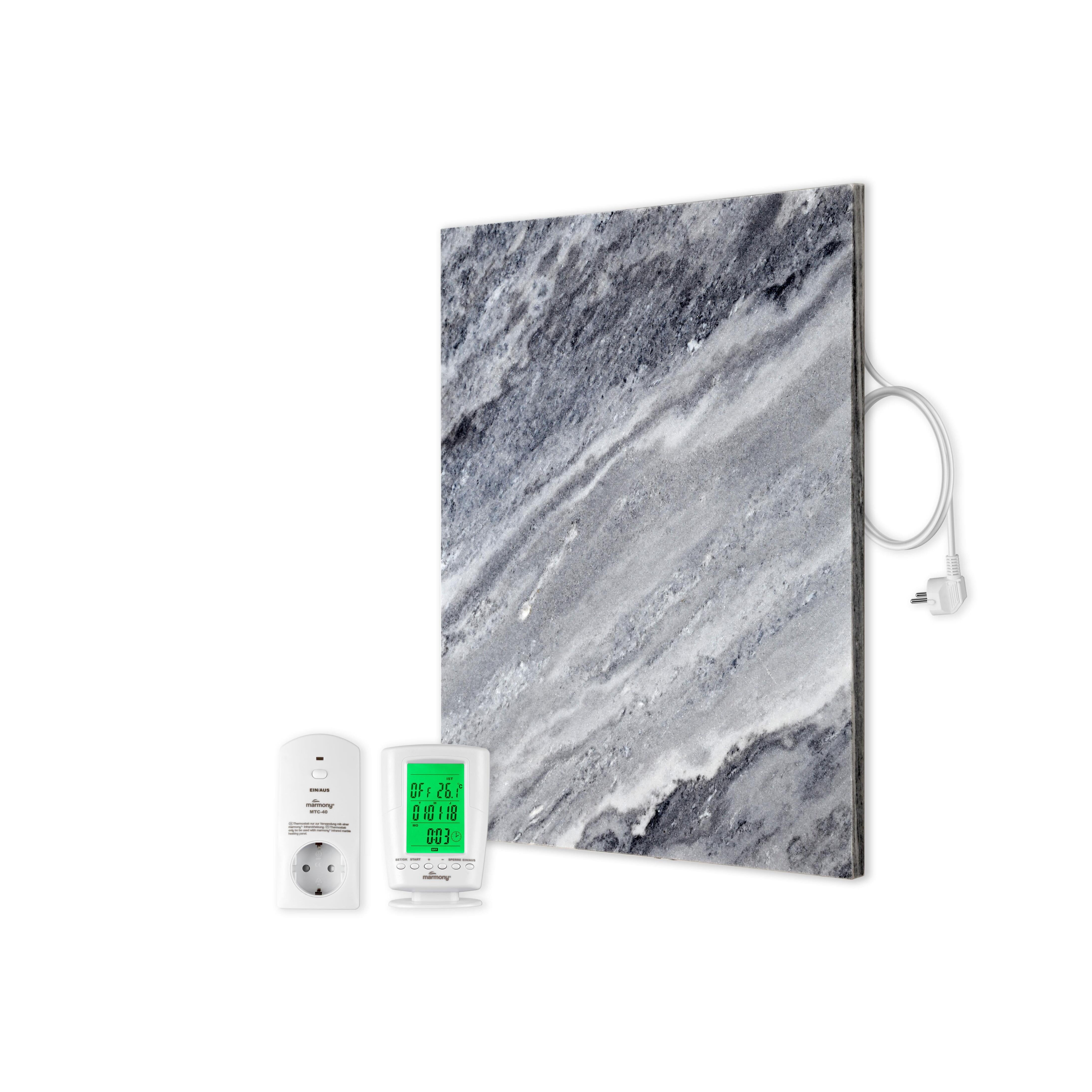 Marmony Carrara Optik 500W Naturstein Infrarotheizung 